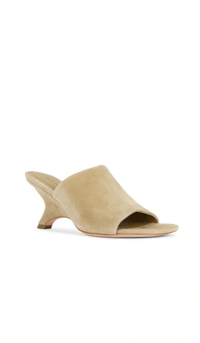 Simkhai 75mm Shadow Suede Open-toe Sandals In Brown