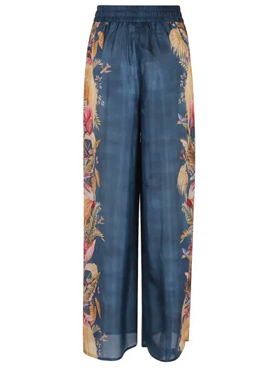 Zimmermann Ascension Relaxed Pant In Blue