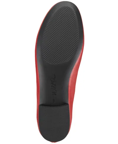 Wild Pair Women's Viehnna Crisscross Ballet Flats, Exclusively At Macy's In Red