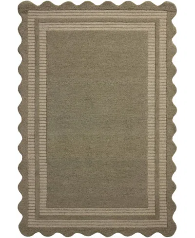 Chris Loves Julia Scottie Sco-01 5'x7'6'' Area Rug In Green