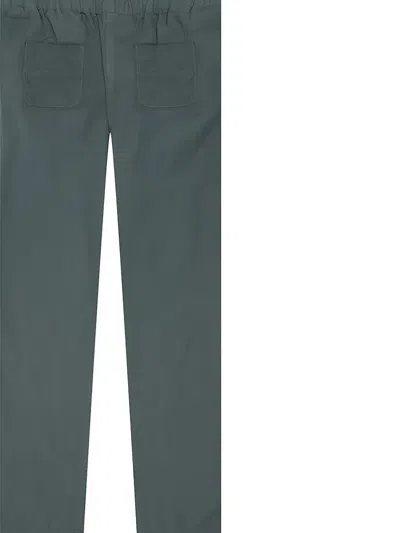 Undercover Elasticated-waist Herringbone Straight Trousers In Gray