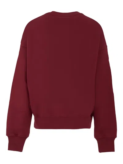 Msgm Jersey With Logo In Red