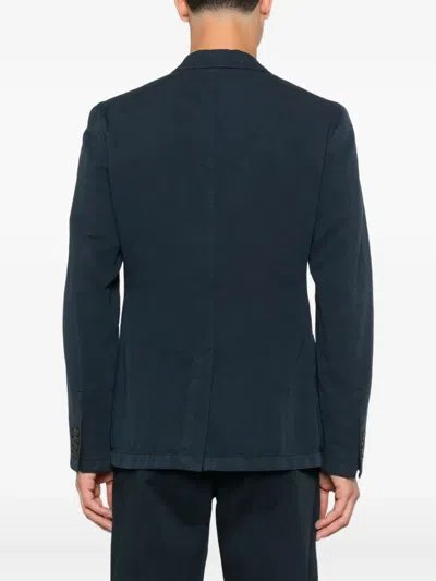 Marc O'polo Three-button Patch-pocket Jacket In Blue