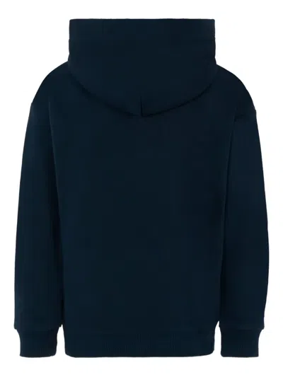 Tommy Hilfiger Junior Logo Hoodie In Blue