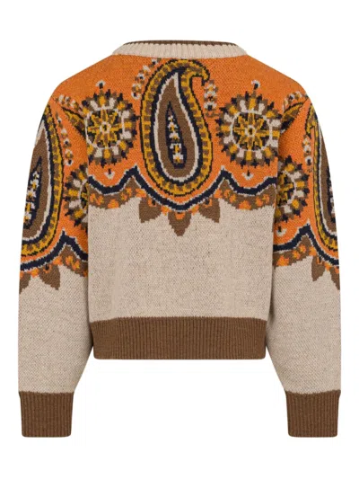 Etro Paisley-pattern Wool Sweater In Multi