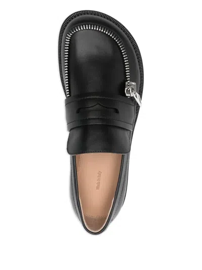 Jw Anderson J. W. Anderson Biker Moccasin In Black