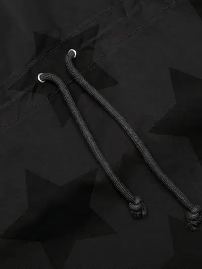 Awake Ny Star-print Hooded Jacket In Black