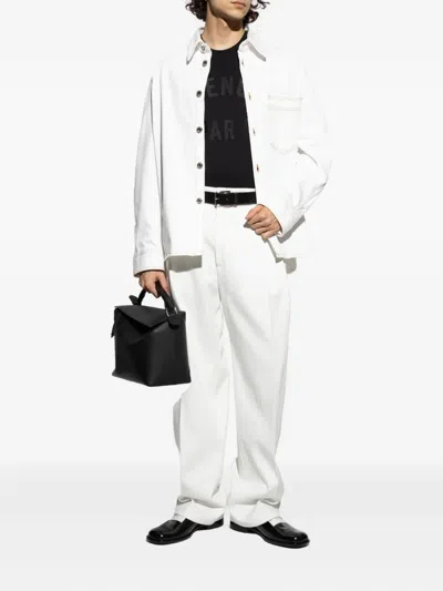 Givenchy Button-fastening Patch-pocket Shirt In White
