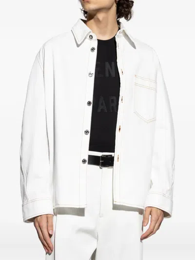 Givenchy Button-fastening Patch-pocket Shirt In White