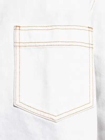 Givenchy Button-fastening Patch-pocket Shirt In White