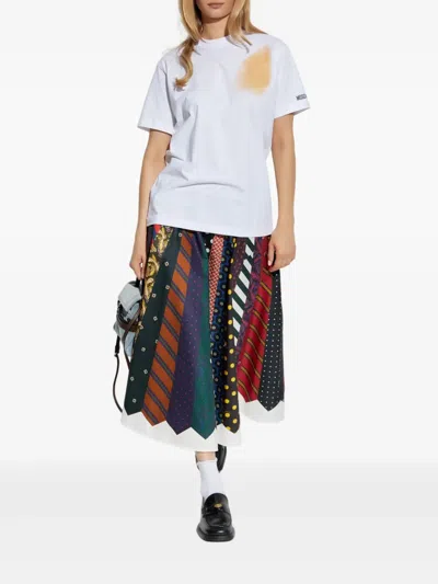 Moschino T-shirt "too Much Irony!" In White