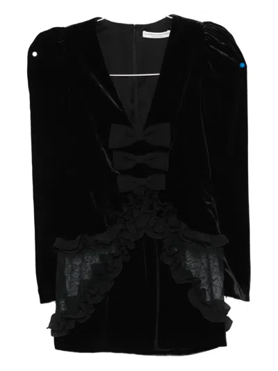 Alessandra Rich Dresses Black In Black