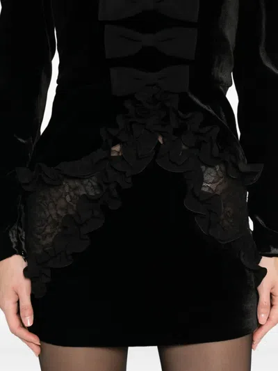 Alessandra Rich Dresses Black In Black