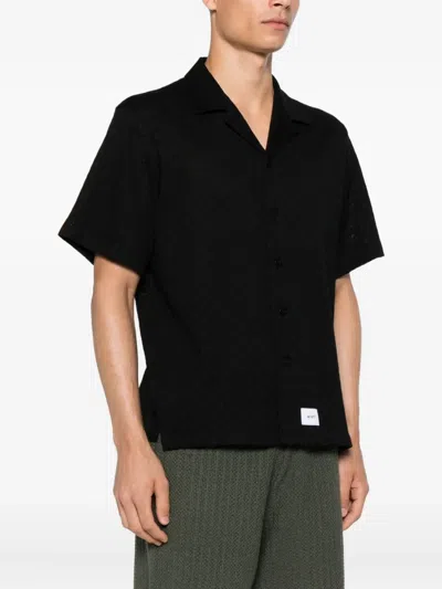 Wtaps Jacquard Shirt In Black