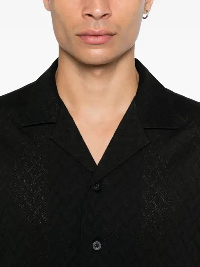 Wtaps Jacquard Shirt In Black