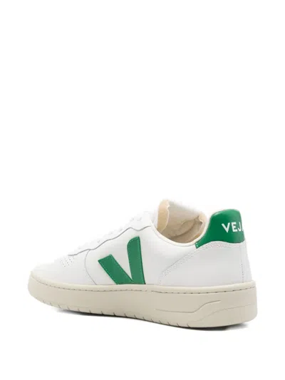 Veja Recife Chromefree Leather Men Sneaker In White Emeraude