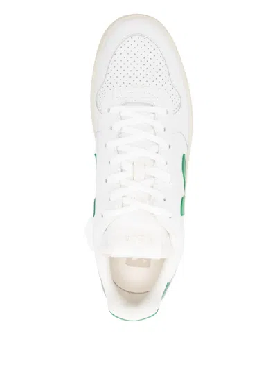 Veja Recife Chromefree Leather Men Sneaker In White Emeraude