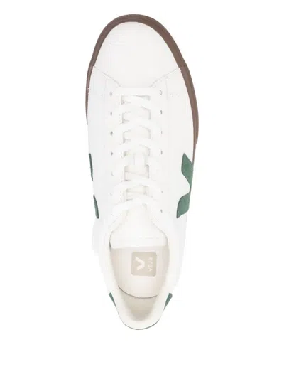 Veja Multicolour Leather Suede Sneaker In White