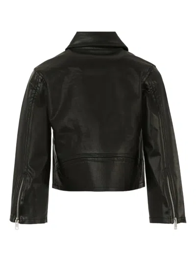 正面拉链盖袋夹克