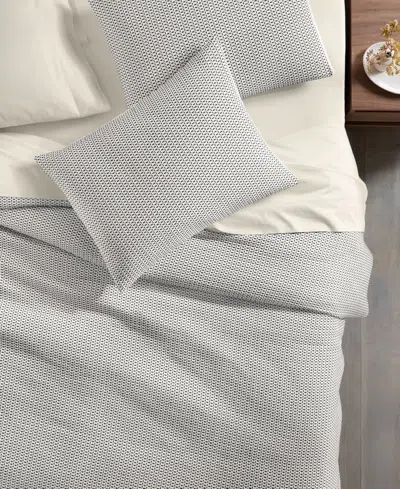 Oake Textured Stripe 3-pc. Comforter Set, King, Exclusively At Macy's In Black