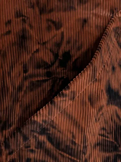 South2 West8 Tie-dye Pattern Jacket In Brown
