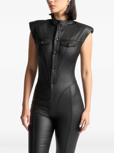 Manière De Voir Annette Jumpsuit In Black