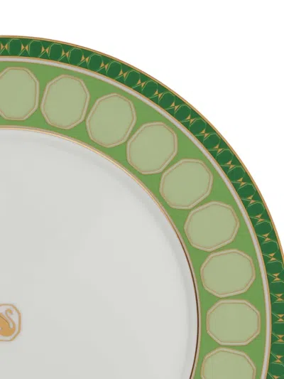 Rosenthal Geometric-pattern Plate In Green