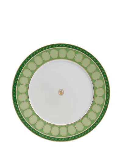 Rosenthal Geometric-pattern Plate In Green