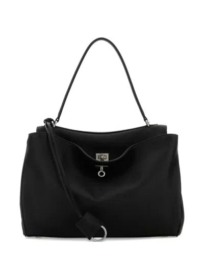 Balenciaga Women's Smooth Calfskin Medium Rodeo Bag In Black