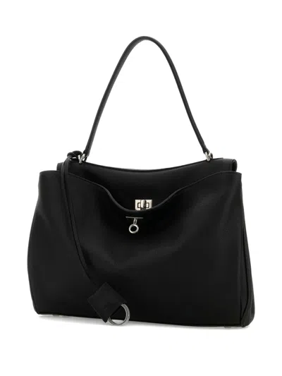 Balenciaga Women's Smooth Calfskin Medium Rodeo Bag In Black