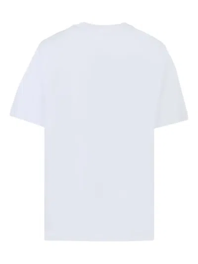 Mm6 Maison Margiela White T-shirt For Kids With Logo In White