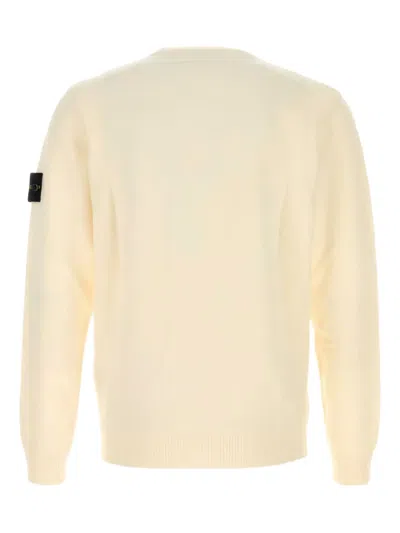 Stone Island Cotton Sweatshirt In Yellow