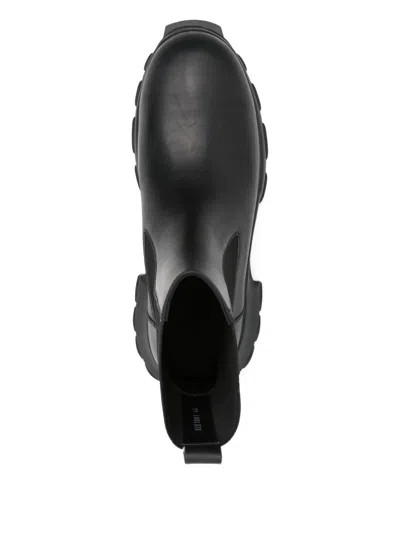 Rick Owens Beatle Bozo Tractor Boots In Black