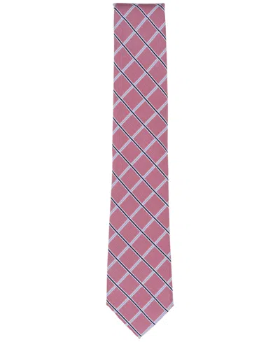 Club Room Men's Agoston Stripe Tie, Exclusively At Macy's In Pink