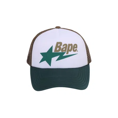 Pre-owned Bape Sta Mesh Cap 'green' | Men's Size Onesize