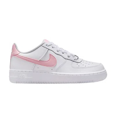 Pre-owned Nike Air Force 1 Gs 'white Medium Soft Pink' | Kid's Size 5.5
