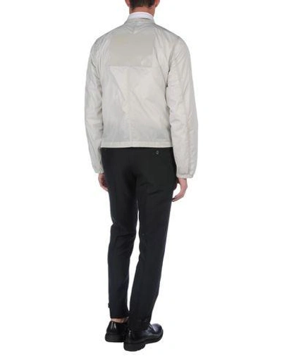 Shop Jil Sander Jackets In Light Grey