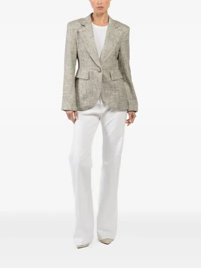 Smythe Single-button Blazer In Gray