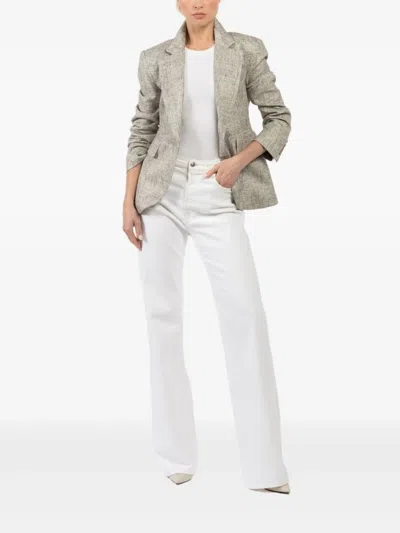 Smythe Single-button Blazer In Gray