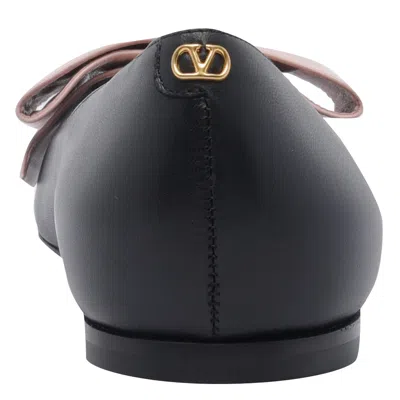 Valentino 'bowow' Ballet Flats Featuring Bow Detail In Black