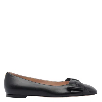 Valentino Bowow Ballerina Flats In Black
