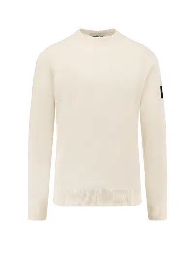 Stone Island Cotton Sweatshirt In Neutral
