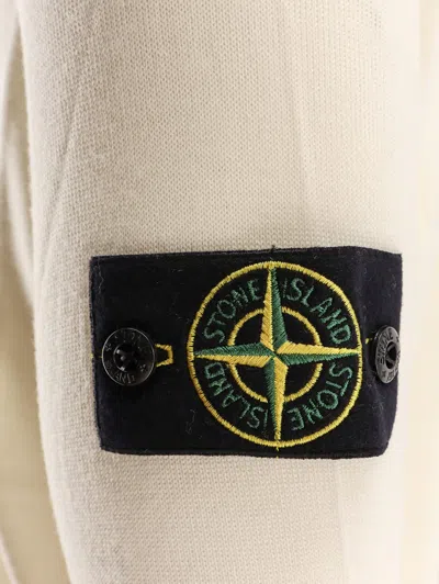 Stone Island Cotton Sweatshirt In Neutral