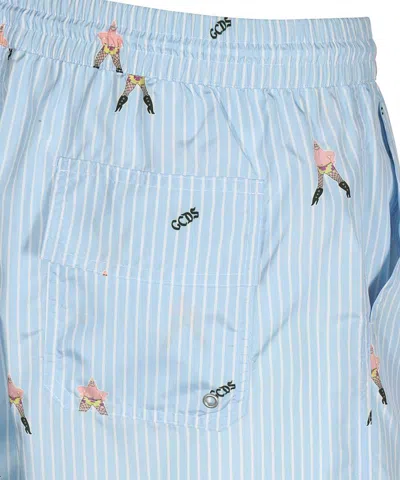 Gcds Swim Shorts In Blue