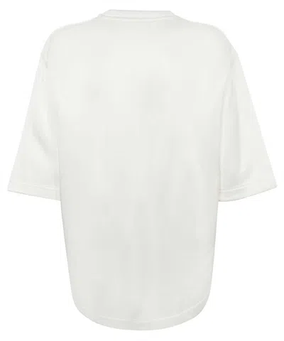 Lanvin Viscose T-shirt In White