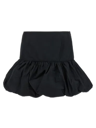 Rotate Birger Christensen 'mini Balloon' Skirt In Black