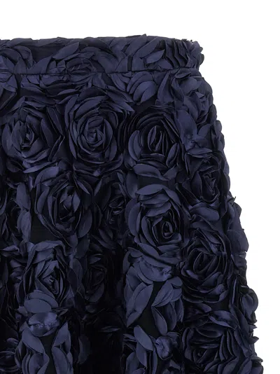 Rotate Birger Christensen Rotate Maxi Sun Skirt In Blue