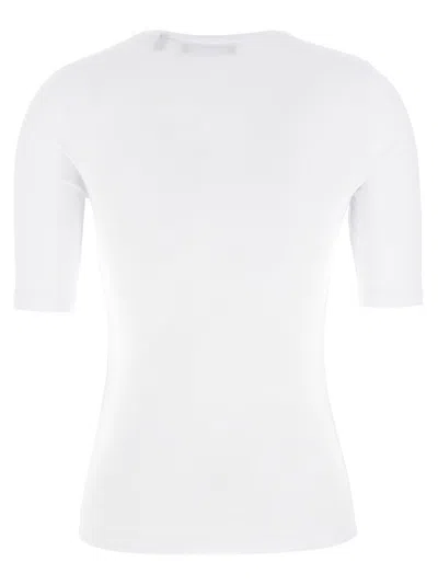 Rotate Birger Christensen Rotate Birgerchristensen Tshirt With Logo In White