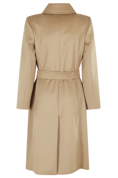 Max Mara Studio Coat In Brown