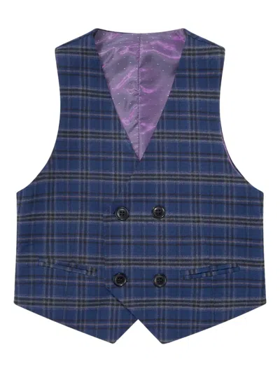 Suitlab Boys Tuxedo 3 Piece Suit Set In Blue